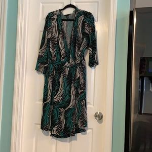 Soft and comfy wrap dress